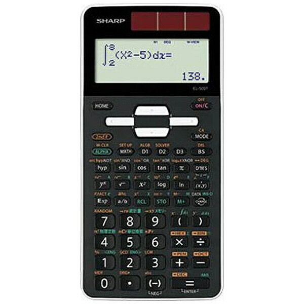 SHARP｜シャープ スタンダード関数電卓 ピタゴラス ホワイト EL-509T-WX [10桁][EL509T]