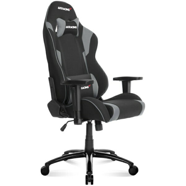 【エントリーで最大全額ポイント還元｜10/11まで】 AKRacing｜エーケーレーシング ゲーミングチェア [シート W390xD540xH1240〜1310mm] Wolfシリーズ グレー WOLF-GREY [アームレストあり /ヘッドレストあり /ロッキングあり /リクライニングあり][AKRWOLFGREY]
