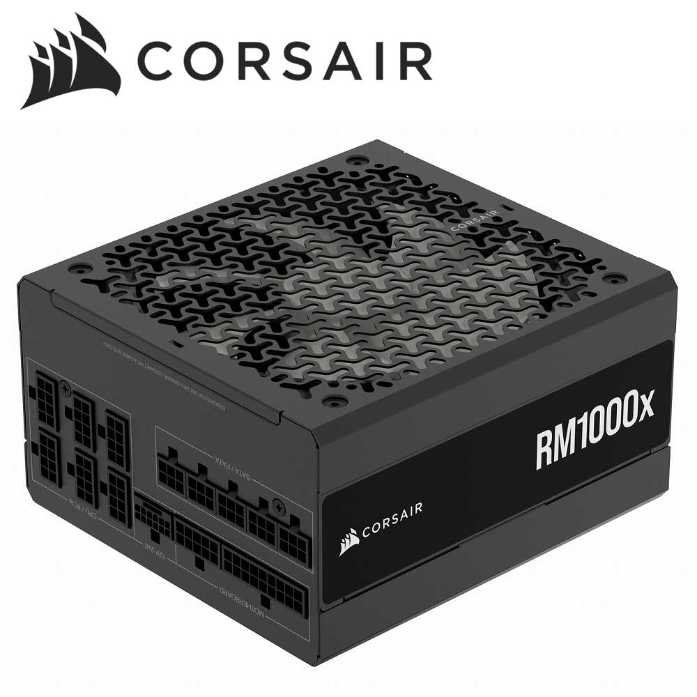 CORSAIR｜コルセア 電源ユニット RM1000x -2024- Cybenetics Gold ATX3.1 1000W（ブラック） CP-9020271-JP