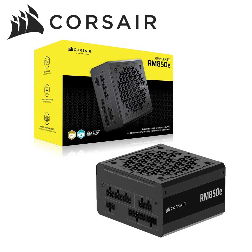 CORSAIR｜コルセア RM850e -2025- ATX 3.1準拠 PCIe 5.1対応 電源ユニット 850W （ブラック） CP-9020296-JP