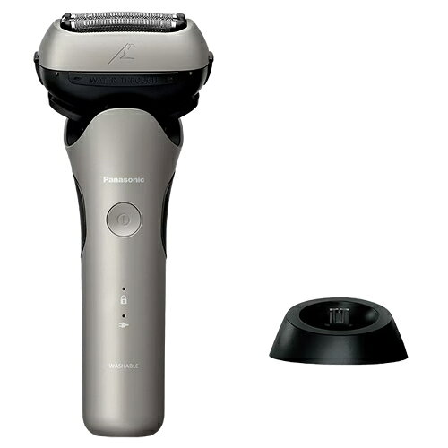 パナソニック【Panasonic】ラムダッシュ 3枚刃 シャンパンシルバー 充電スタンド付 メンズシェーバー LAMDASH 3 電気シェーバー ES-L362D-S【充電中でも剃れる】