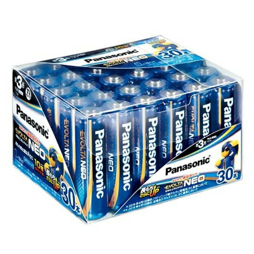パナソニック(Panasonic) LR6NJ/30SH エボルタNEO アルカリ乾電池 単3形 30本パック